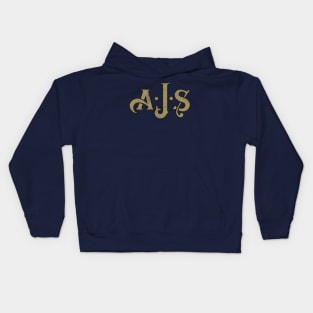 Retro  AJS Motorcycles Logo / Faded Vintage Style Kids Hoodie